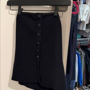 Abercrombie ribbed button up tube top!